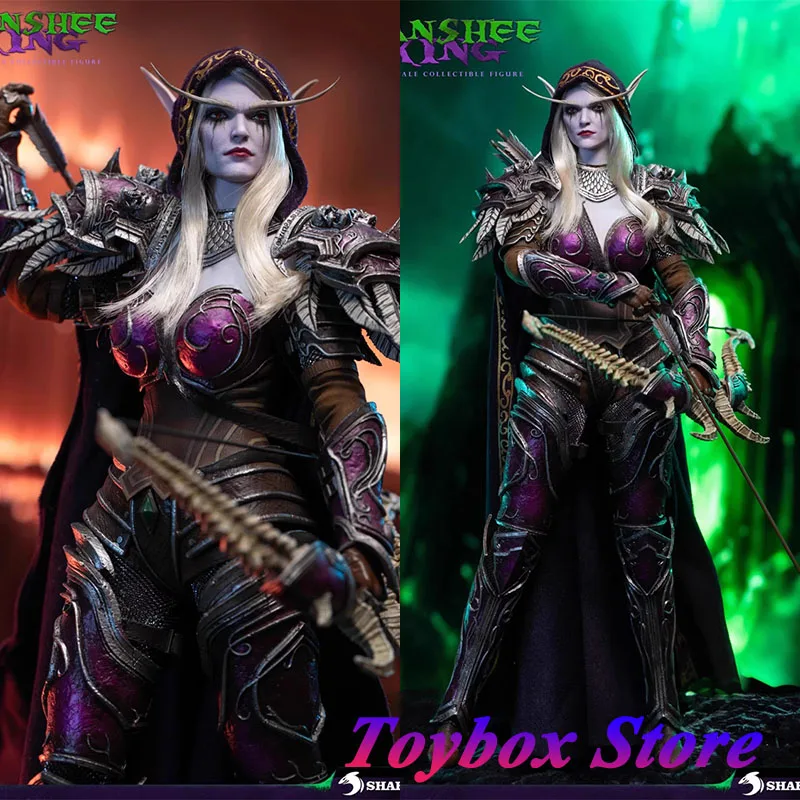 

SHARK TOYS SK-006 1/6 Banshee King Action Figure Windwalker Sylvanas Fairy Monster Beauty 12" Female Soldier Model Gift