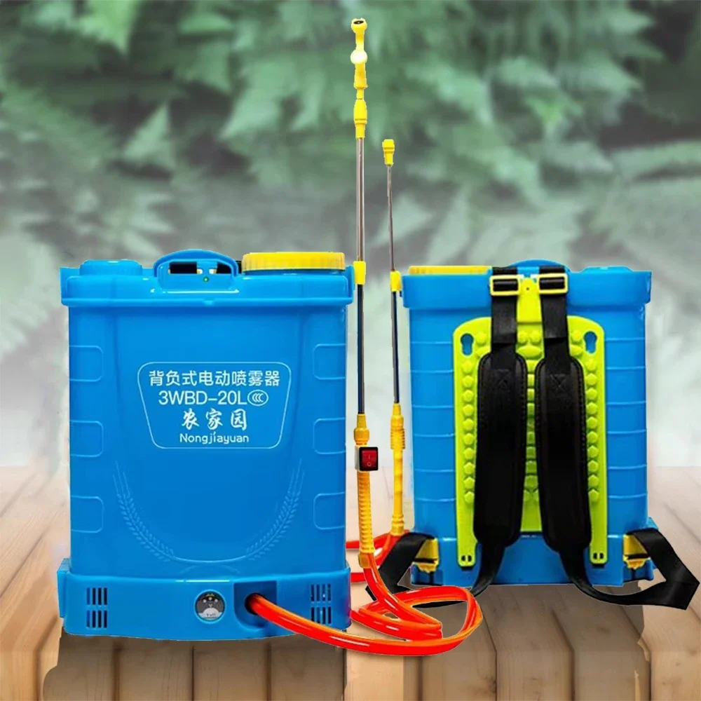 Rechargeable Backpack Electric Sprayer 16L High Pressure Battery Powered Knapsack Sprayer Agricultural Spraying Tool For Farm