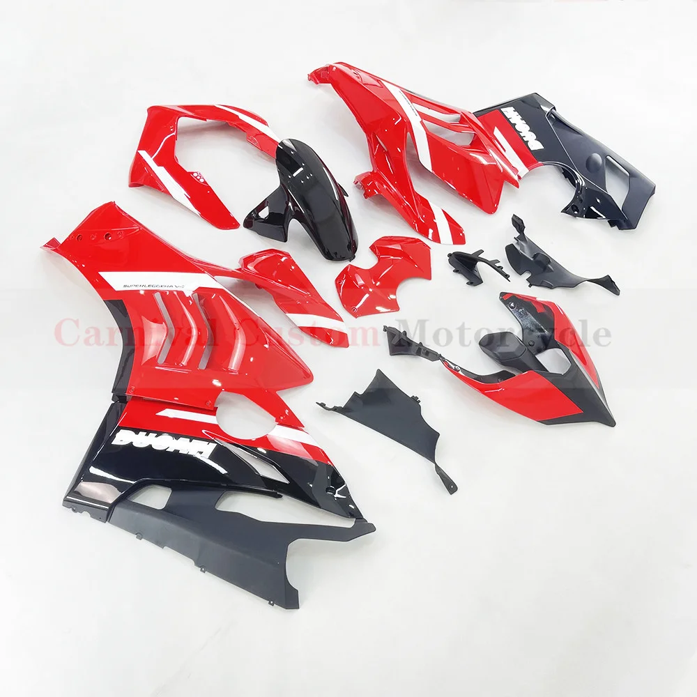 Suitable for Ducati Panigale V4/V4S 2018-2022 Motorcycle High Quality ABS Injection Molding Black Red White Body Fairing Kit