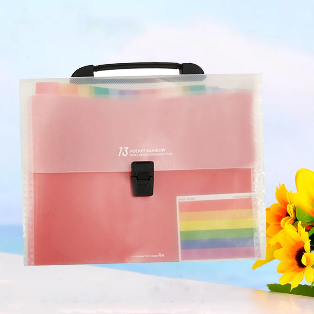 

13 Pockets Waterproof Large Capacity File Folder Storage Student Kids A4 A4 Document File ganizer Bag Bag