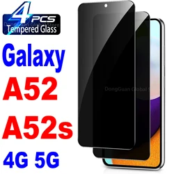 For Samsung Galaxy A52 / A52 5G / A52s 5G Anti Spy Tempered Glass Protector Privacy Screen