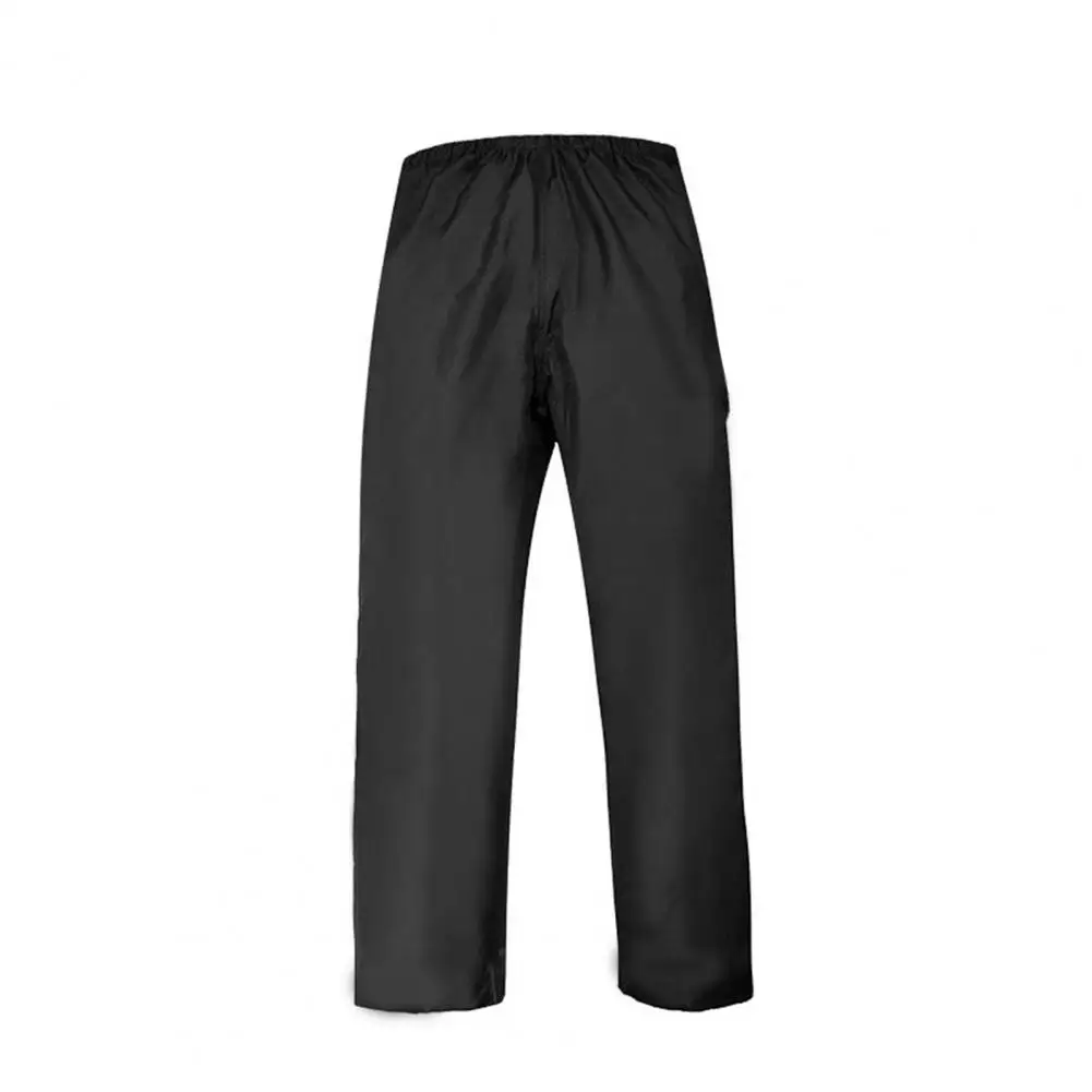 Work Rain Pants Splash-resistant Cycling Rain Pants Elastic Waist Outdoor Hiking Travel Women Men Rainwear Rain Resistant