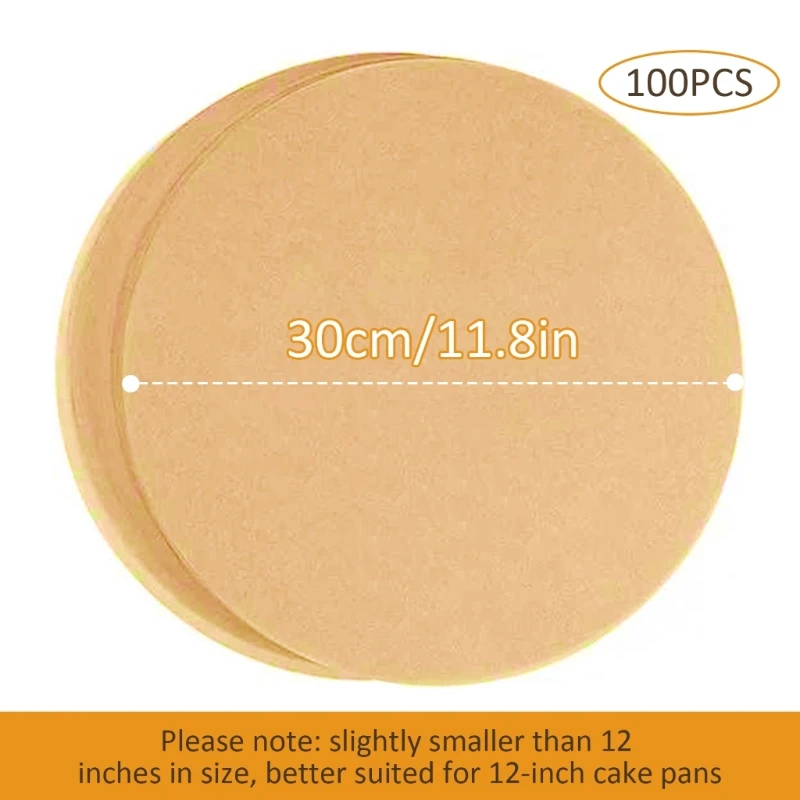 100 Cái Dùng Một Lần Bánh Lót Giấy Bánh Chống Dính Giấy Da Giấy Làm Bánh