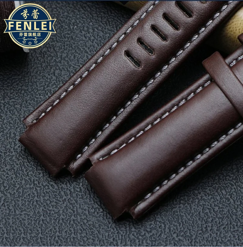 حزام ساعة رجالي من جلد البقر ، سوار تيميكس تايد ، T2N739 ، T2N720 ، سلسلة T2N721 ، عالية الجودة ، 24x16mm