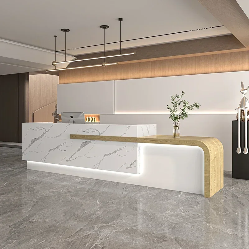 Modern Luxury Furniture Executive Office Counter for Box Store Counters Small Business Pulpitos Wooden Churches Bureau Bar