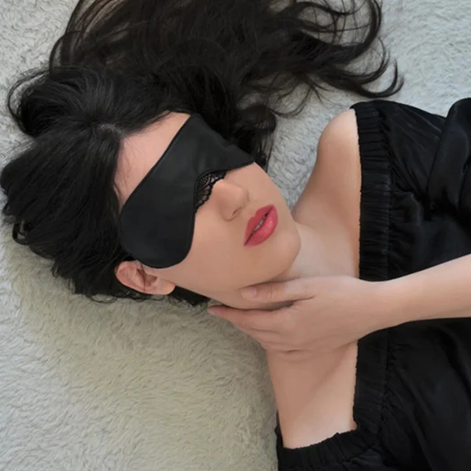 Maschera Sexy da Donna Regolabile in Pelle PU per Cosplay, Maschera per Ballo in Maschera, Accessori per Costume di Halloween, Maschera per Feste