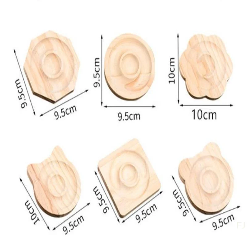 [YU]Simple Solid Wood Jewelry Storage Tray Multi-Purpose Necklace Bracelet Wooden Display Tray High-Quality Jewelry Display Tool