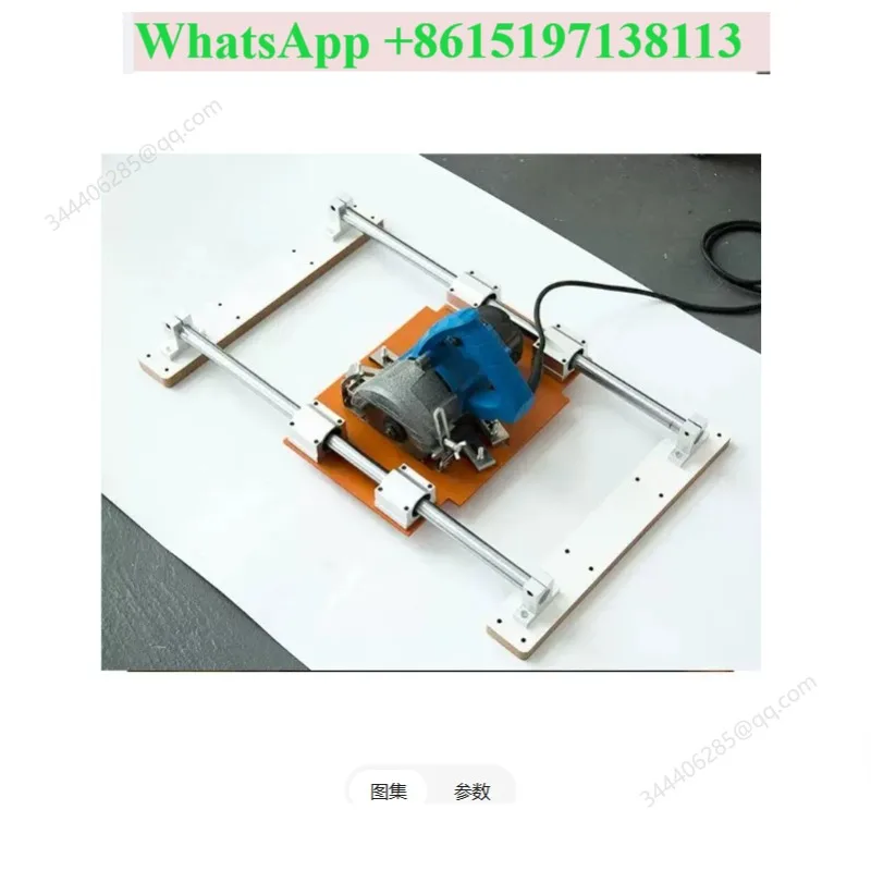 Light axis saw marble machine guide rail trimming machine base plate bakelite base tile woodworking