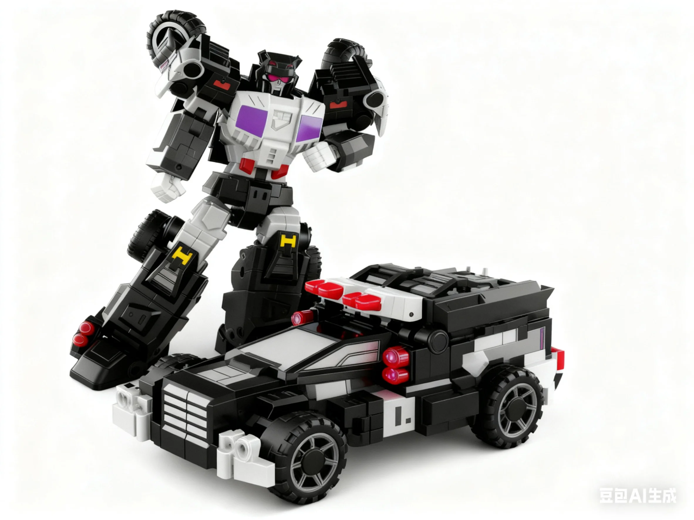 Transformatiespeelgoed Iron Factory IF EX-68 EX68 Evil Star Combo Black Panther Crazy Panther Leader actiefiguur