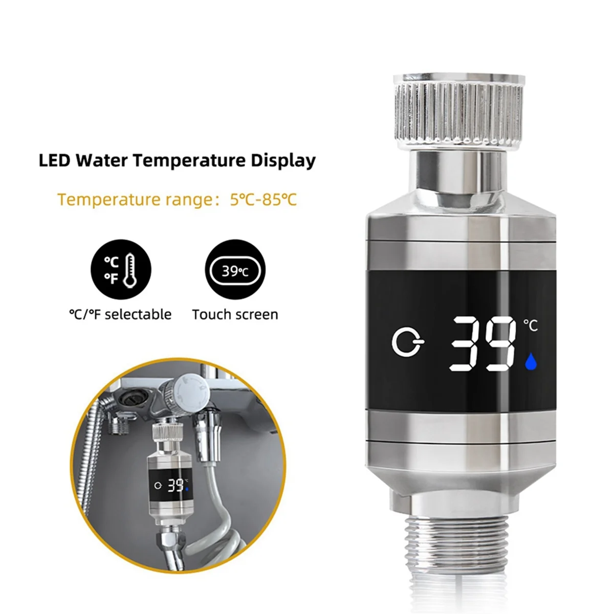 Rubinetti doccia termometro ad acqua vasca da bagno rubinetto doccia cucina casa termometro temperatura acqua