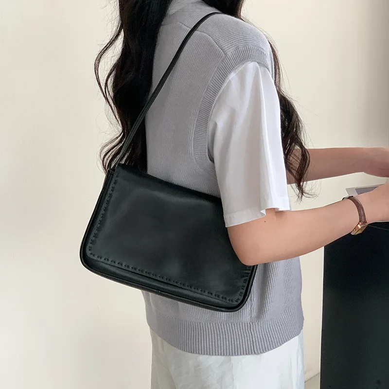 

Woman 2025 Commuter Single-shoulder Genuine Leather Women's Deerskin Sheepskin Messenger Crossbody Designer Luxury Bags