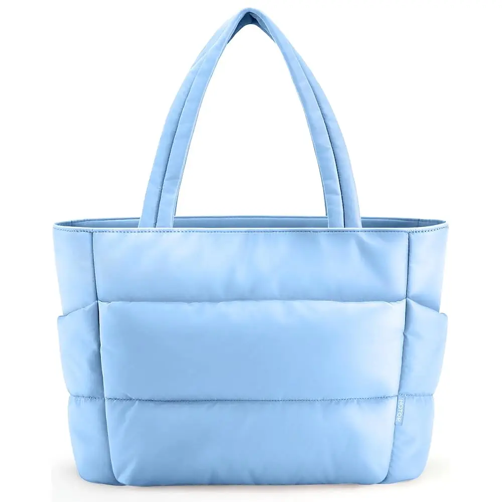 

Сумка-тоут Puffer для женщин, медсестер - легкая сумка с множеством карманов для работы - стеганая сумка для путешествий и спортзала