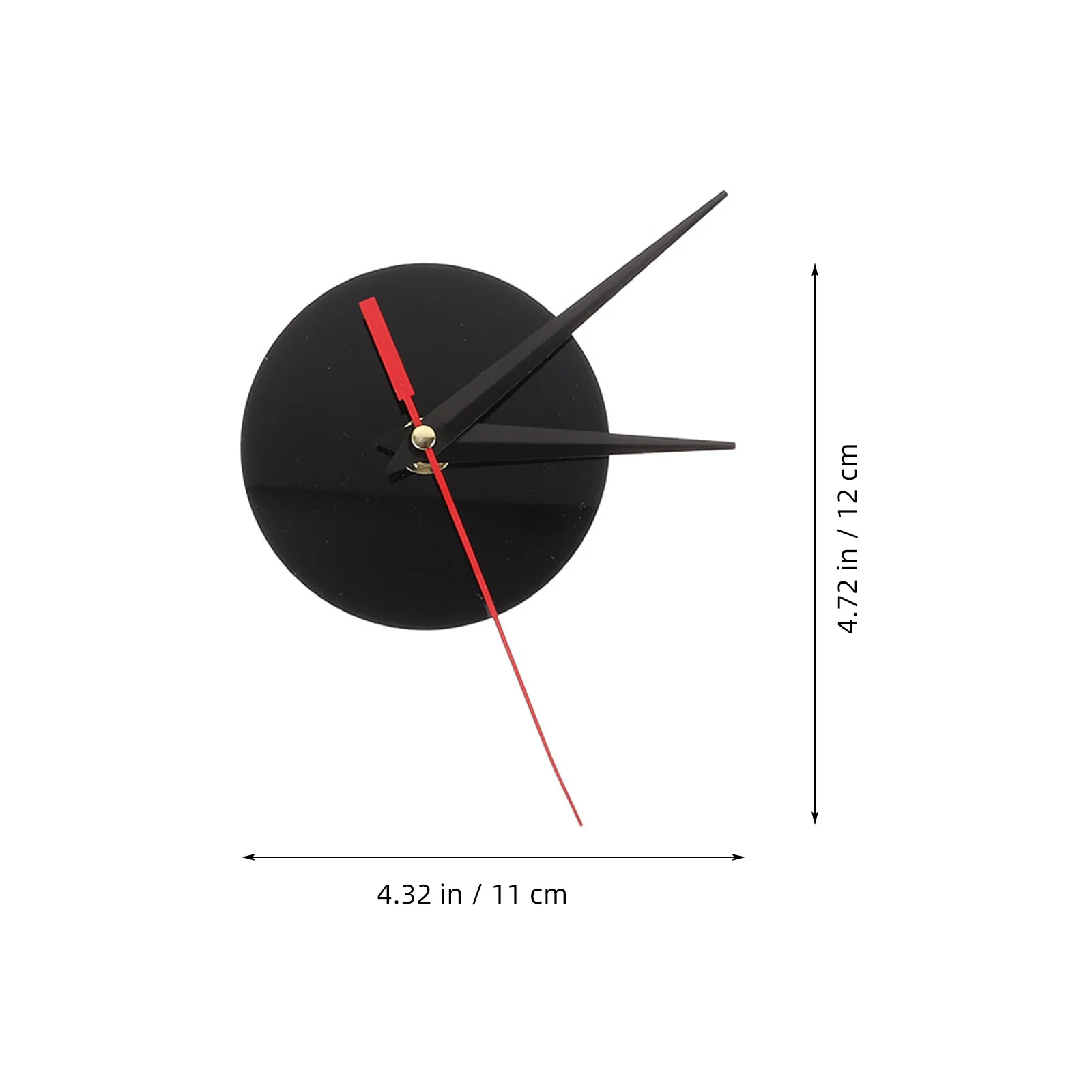 

Creative Design Mirror Clock Decoration Diy Wall Number Home Surface Decorative Frameless