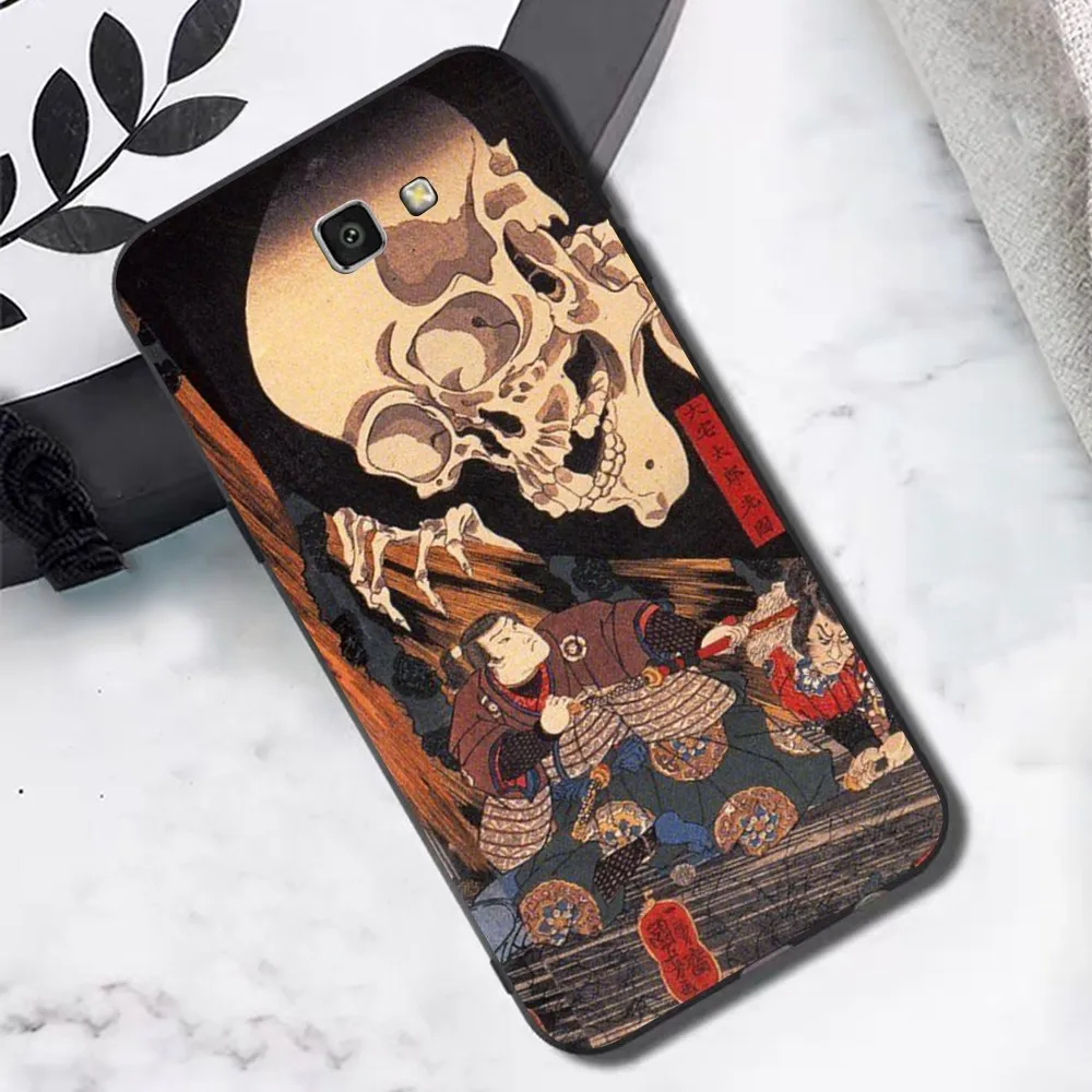 Ukiyo-e Japanese Style Art Phone Case For Samsung J 7 Plus 7core J7 Neo J6 Plus Prime J6 J4 J5 Mobile Cover