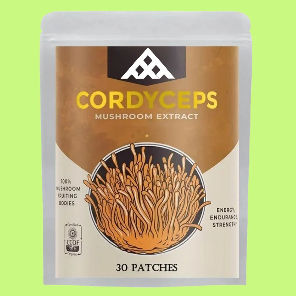 

30 пластырей Кордицепс Грибные трансмиссиональные пластыри Поддержка энергии, выносливости и иммунитета