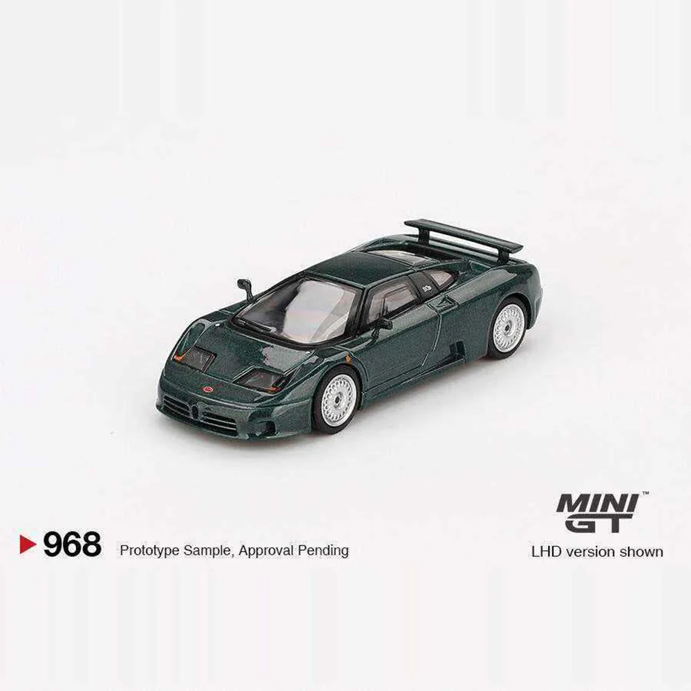 

MINIGT 1/64 EB110 GT Green Alloy Diecast Model Car Simulation Toy Collection Vehicle Gift for Adults In Stock
