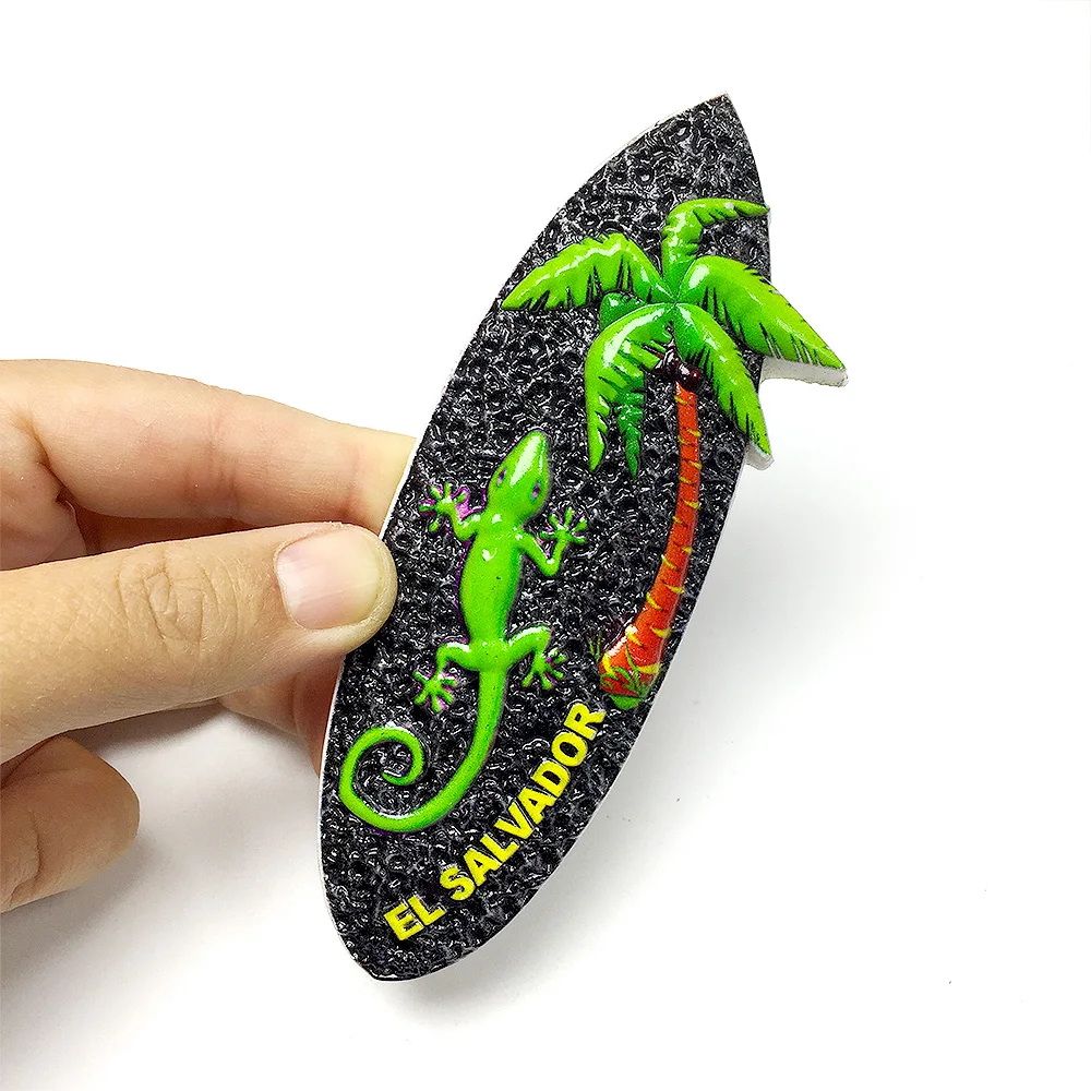 

Resin material Sanya scenery fridge magnet - A unique travel souvenir, with magnetism, suitable for home decoration.