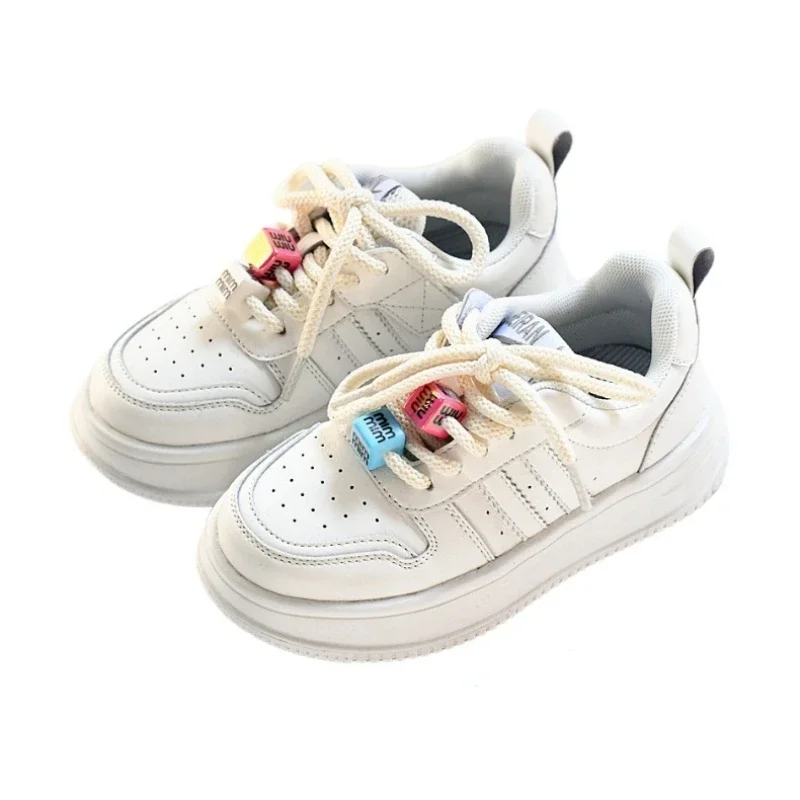 

Spring Cow Leather Kids Skate Shoes Autumn Genuine Leather High Quality Children's Casual Shoe Ultralig Boys Girls Student Shoes