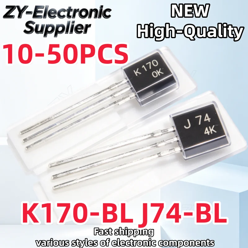 10-50Uds Brand New K170-BL J74-BL 2SK170-BL 2SJ74-BL 2SK170BL 2SJ74BL 2SK170 2SJ74 K170 J74 TO-92 Best Quality In Stock