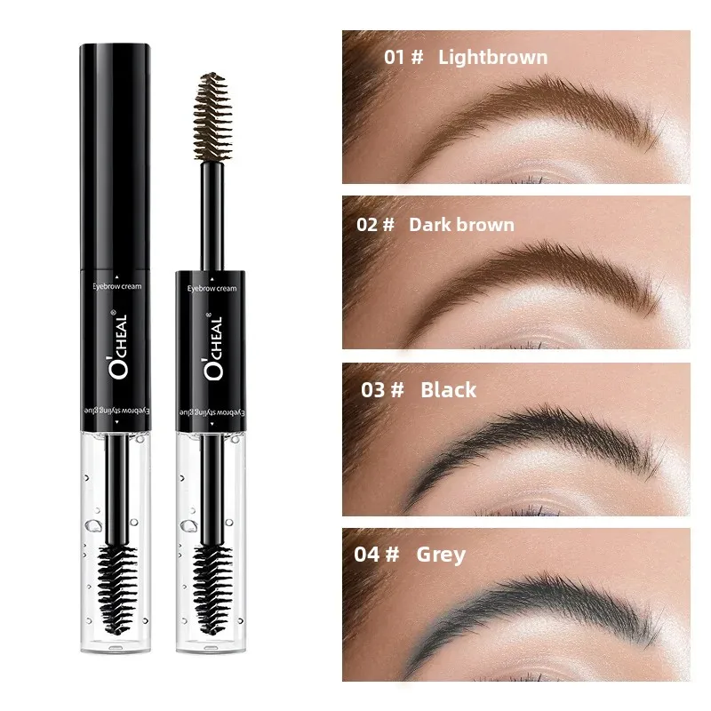 ครีมย้อมคิ้วแบบสองหัว OCHEAL สไตล์ยุโรปอเมริกัน ติดทนนาน กันน้ำ กันเหงื่อ co:02