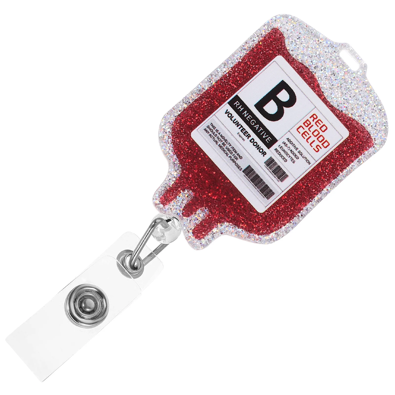 

Retractable Nurse Badge Reel Clip Sturdy Material Easy to Wear from Any Angle for Hospital Staff Employees Nurse Badge Reel