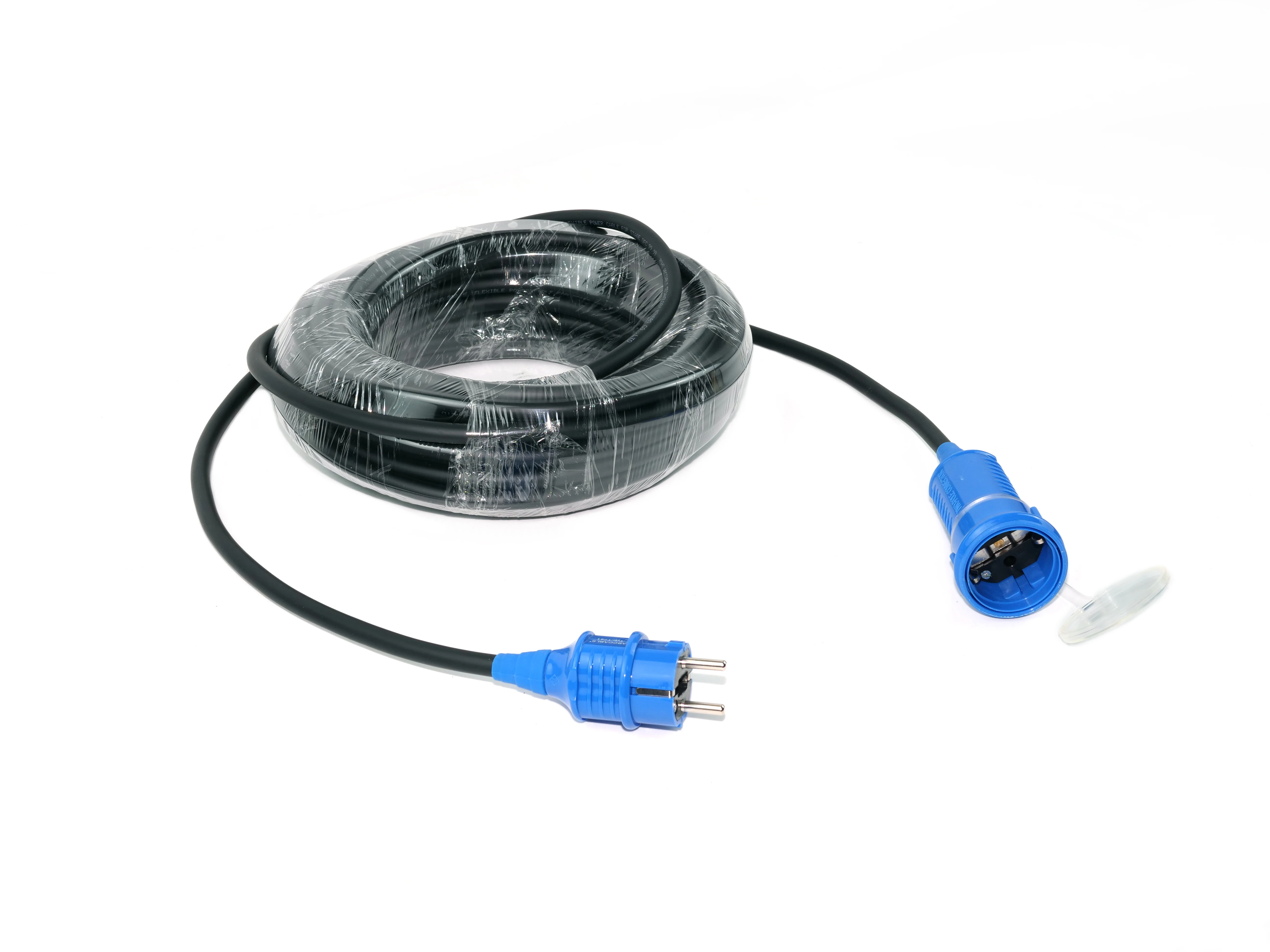 EU IEC Stage Power Extension Cable Waterproof Industrial Connector Male Female Heavy Duty OFC 3m  3*2.5mm²
