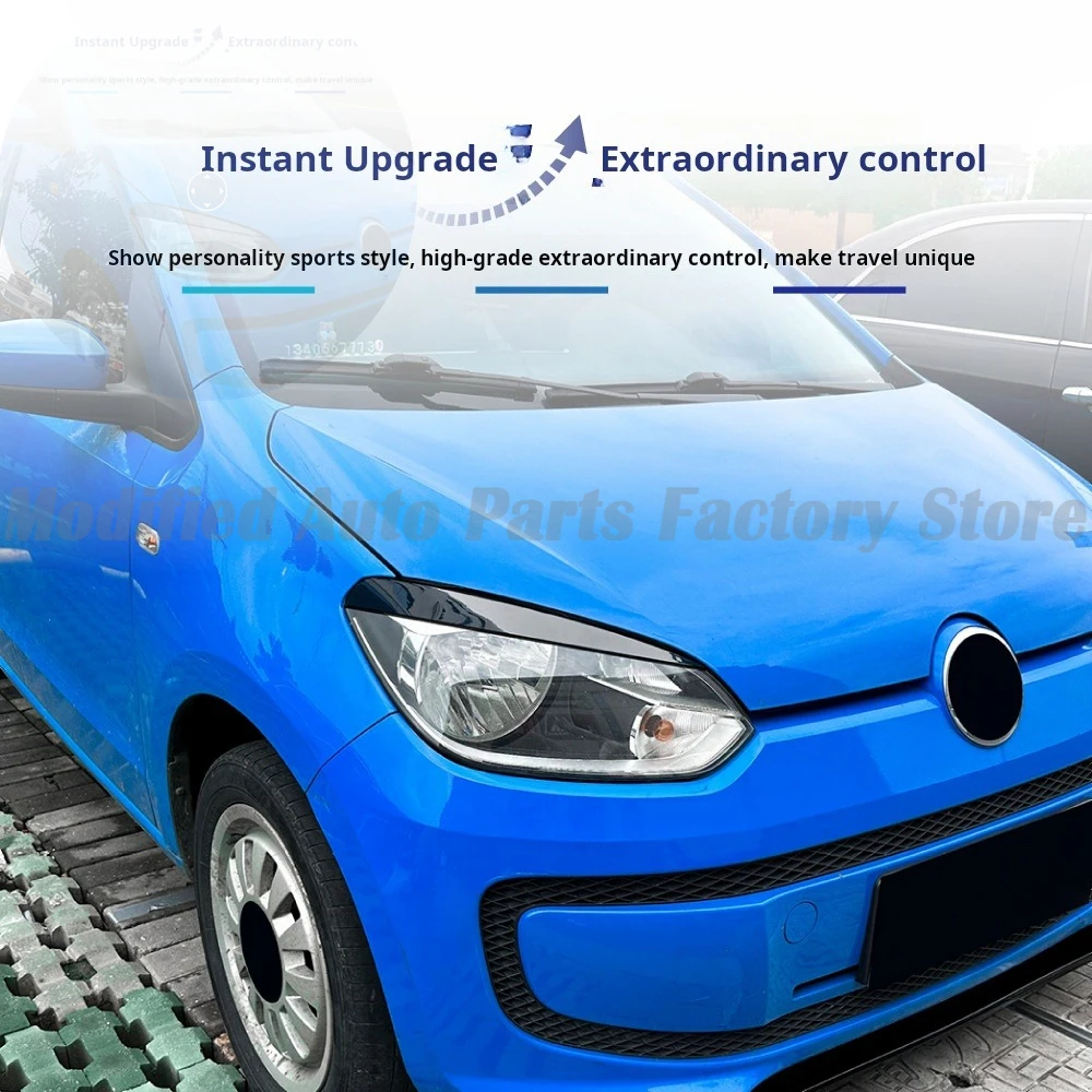 

Applicable To Volkswagen VW UP 2011-2015 Headlight Eyebrow Headlight Eyebrow Car Sticker Exterior Modification