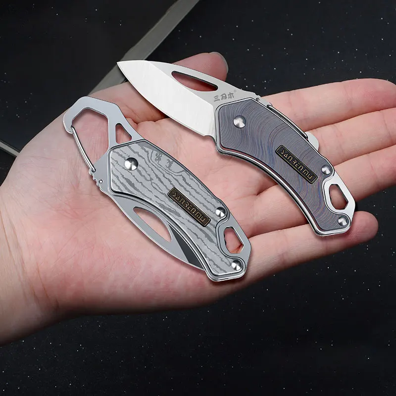 SANRENMU SRM 4077 4Cr15N Blade Material Multi-Functional EDC Tool Outdoor Survival Camping Mini Pocket Folding Knife