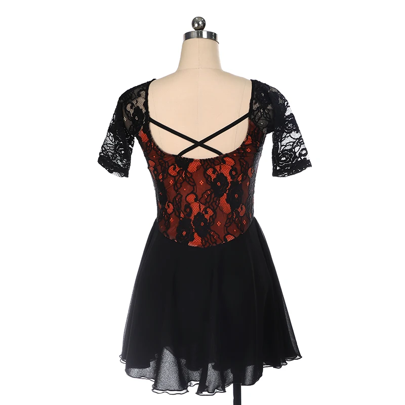 Rhythmic Gymnastics Performance Nasinaya Figure Skating Competition Training Women's Dress Children's Lace Long Dress view 6