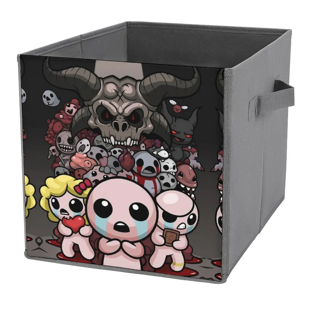 Game The Binding Of Isaac Folding Storage Box Storage Bins Multifunctional Premium Storage of Clothes Lifting Hand Can Be Folded