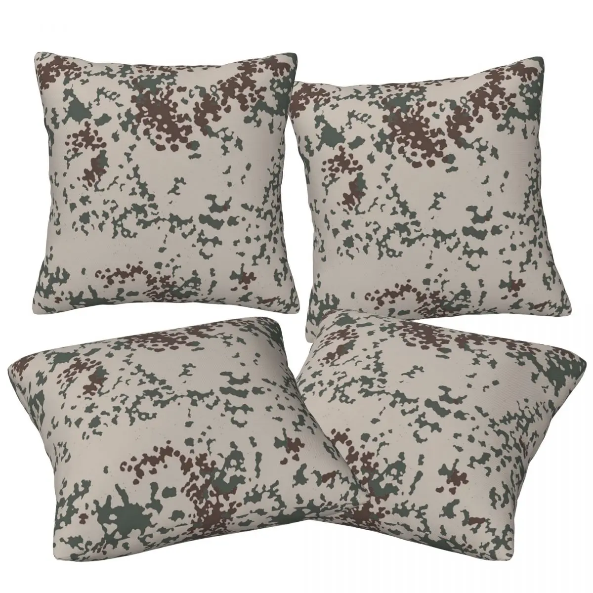 

Немецкая камуфляжная армейская камуфляжная армия времен Второй мировой войны, 4 шт., квадратная наволочка, наволочка, наволочка для дома, спальни, автомобиля