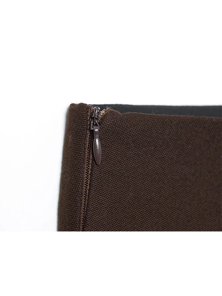 Tfmln 2026 novo conjunto de saia feminina sólido terno casaco bolsos decoração chique high street split midi saia elegante conjunto de duas peças