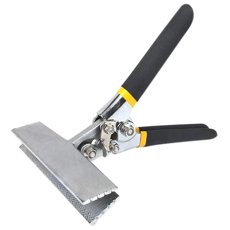 Sheet Metal Hand Seamer, 3 Inch Straight Jaw Manual Metal Bender Tool