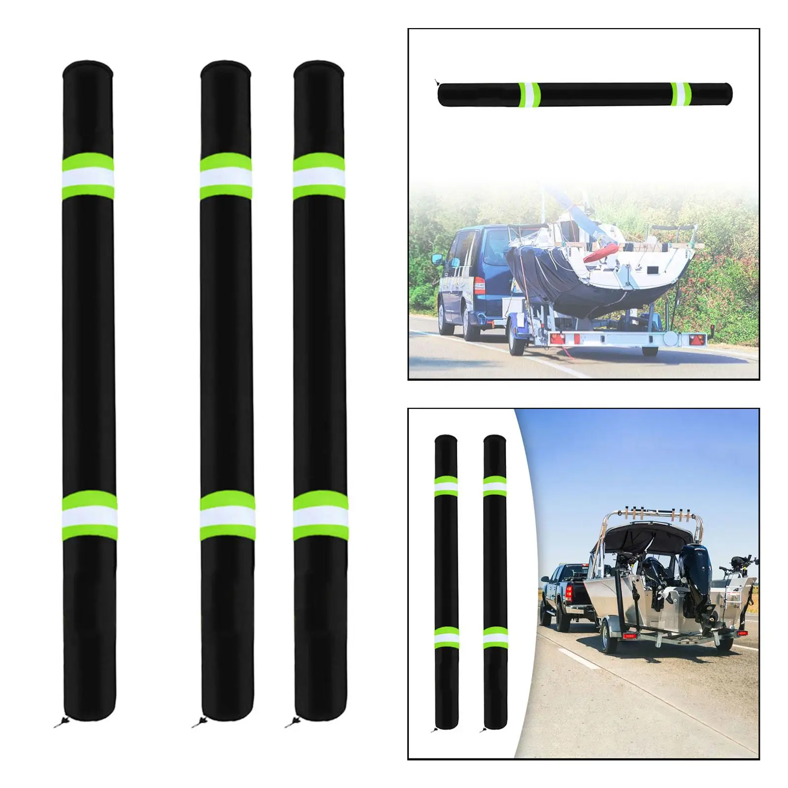 

Накладка на направляющую столбку прицепа с крышкой, ткань Оксфорд 90 см для прицепов для парусников