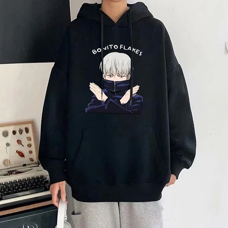 New Fashion Unisex Anime Inumaki Toge Printed Hoodies Men Women Casual Long Sleeve Hoodie Pullovers Teens Outdoor Sweatshirts