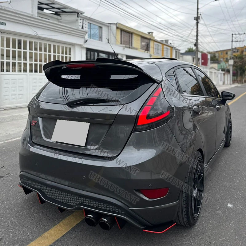 For FORD For FIESTA MK6 MK7 MK7.5 MK8 ST 2002-2021 Rear Trunk Lip High Quality ABS Plastic Wing Spoiler Car Styling view 2