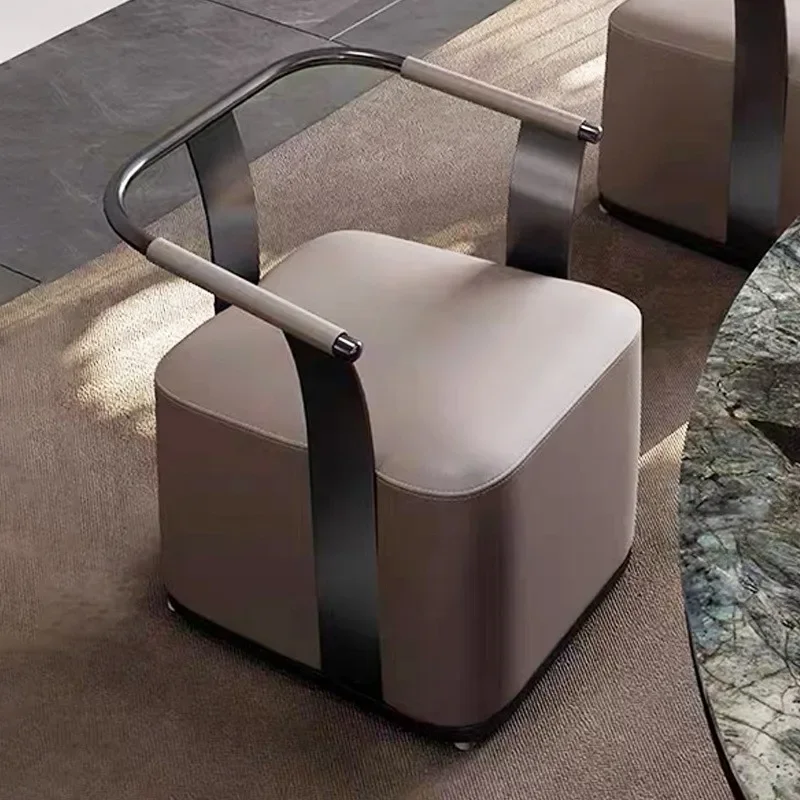

For Manufacturers Custom Stainless Steel High-quality Bedroom Living Room Single Sofa Chair Dining Room Chair With Armrest
