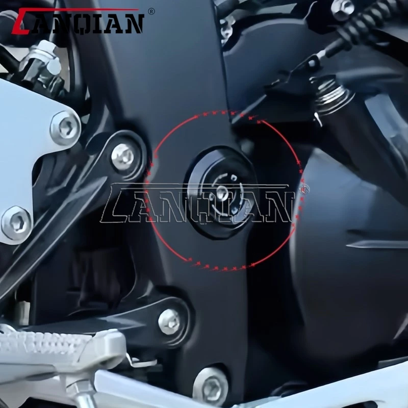 Frame End Caps For Kawasaki Z1000 Z1000SX Versys 1000 Ninja 1000 ZX10R ZX10RR Frame Hole Engine Side Cover Plug Cap Accessories
