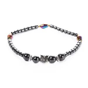 Magnetische Fußkettchen für Gewichtsverlust, Eulen- und Steintiere, Magnettherapie -Armbänder, Schmerzlinderung, Gewichtsverlust Gesundheit Schmuck, Männer und Frauen 8 Hauptverkäufe der Magnetkäke - №4