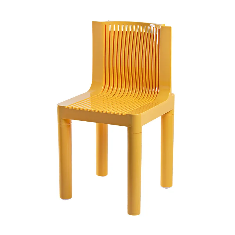 *dNordic Medieval Dining Chairs Small-sized Plastic Home Dressing Chairs Portable Bedroom Leisure Chairs&