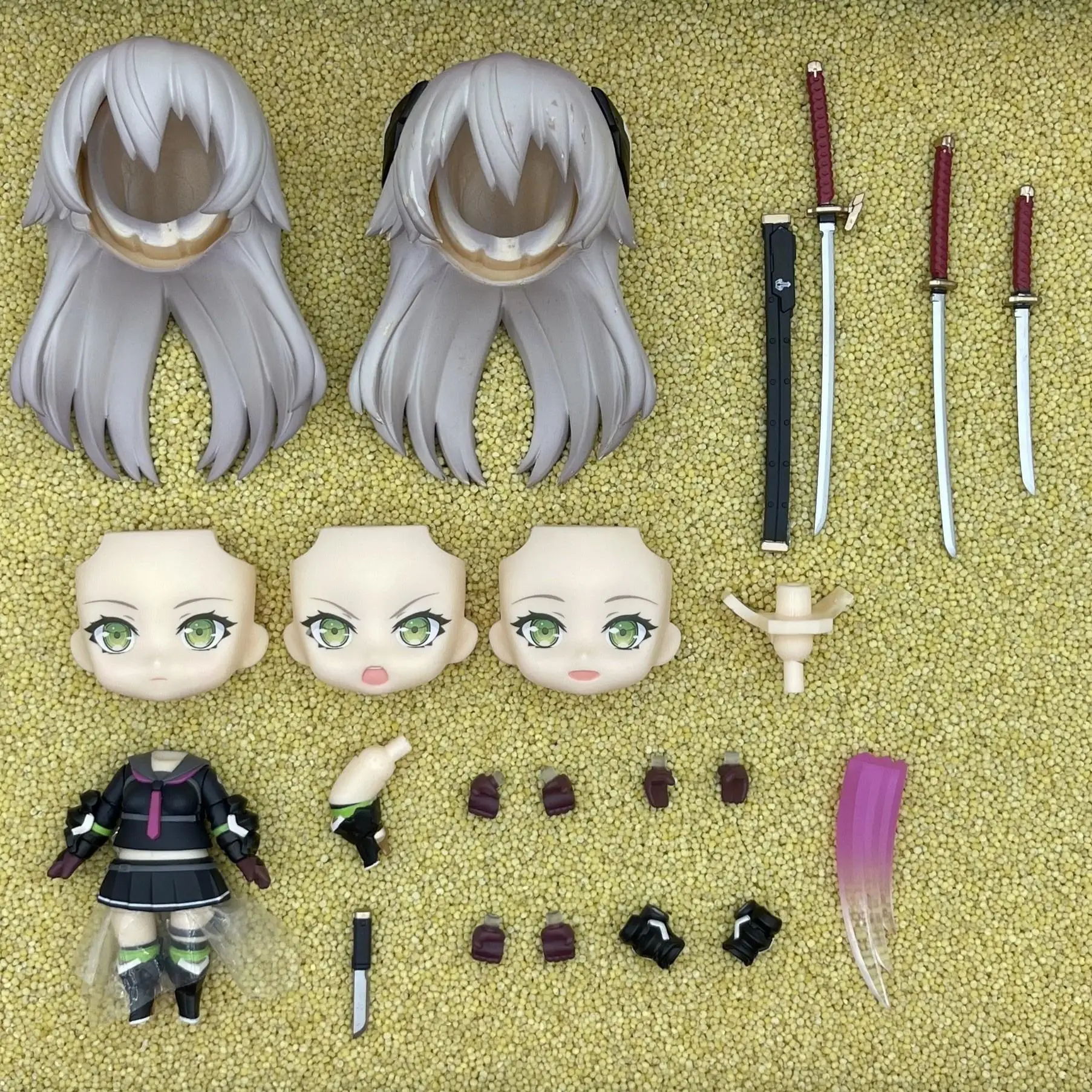 

zhifuxiaoying GSC Clay Man Face кукла лицо волосы кукла аксессуары