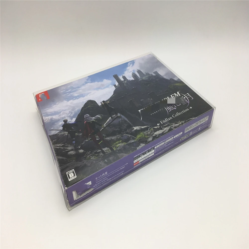 Collection Display Box For Fire Emblem: Three Houses/Nintendo Switch Game Storage Transparent Boxes TEP Shell Clear Collect Case