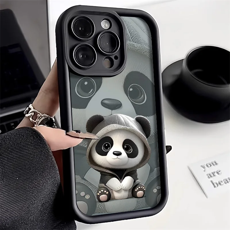 Black Cat Case For Realme C55 C51 C53 C35 C30 C21Y C25Y C11 C20 C15 7i C17 5i OPPO A15 A16 A17 A54 A55 A57 A58 A74 A76 A96 Cover