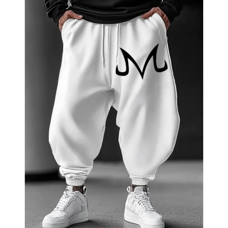 لعبة دراغون بول تريند انفجار 2025 الرجال أنيمي فضفاض الركض الشارع الشهير الصيف سراويل تقليدية الظلام المطبوعة تنفس القطن