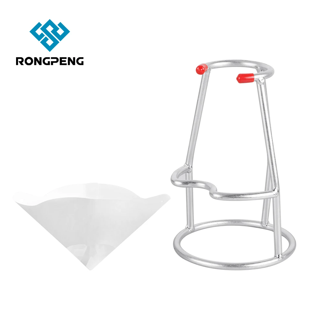 RONGPENG Spray Gun Stand+Paper Funnel Combo Holder Bench Mount Detachable Air Spray Gun Holder For Spray Gun Accessories