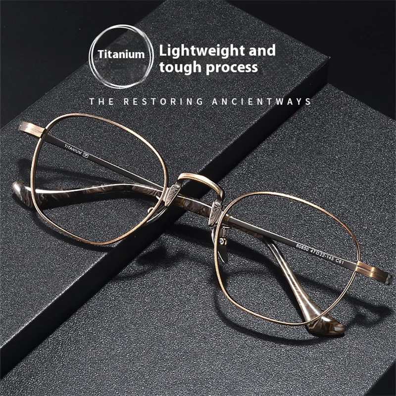 

Vintage Acetate Glasses Frame Men Retro Myopia Prescription Optical Eyeglasses Frame Women Luxury Brand Handmade Korea Eyewear