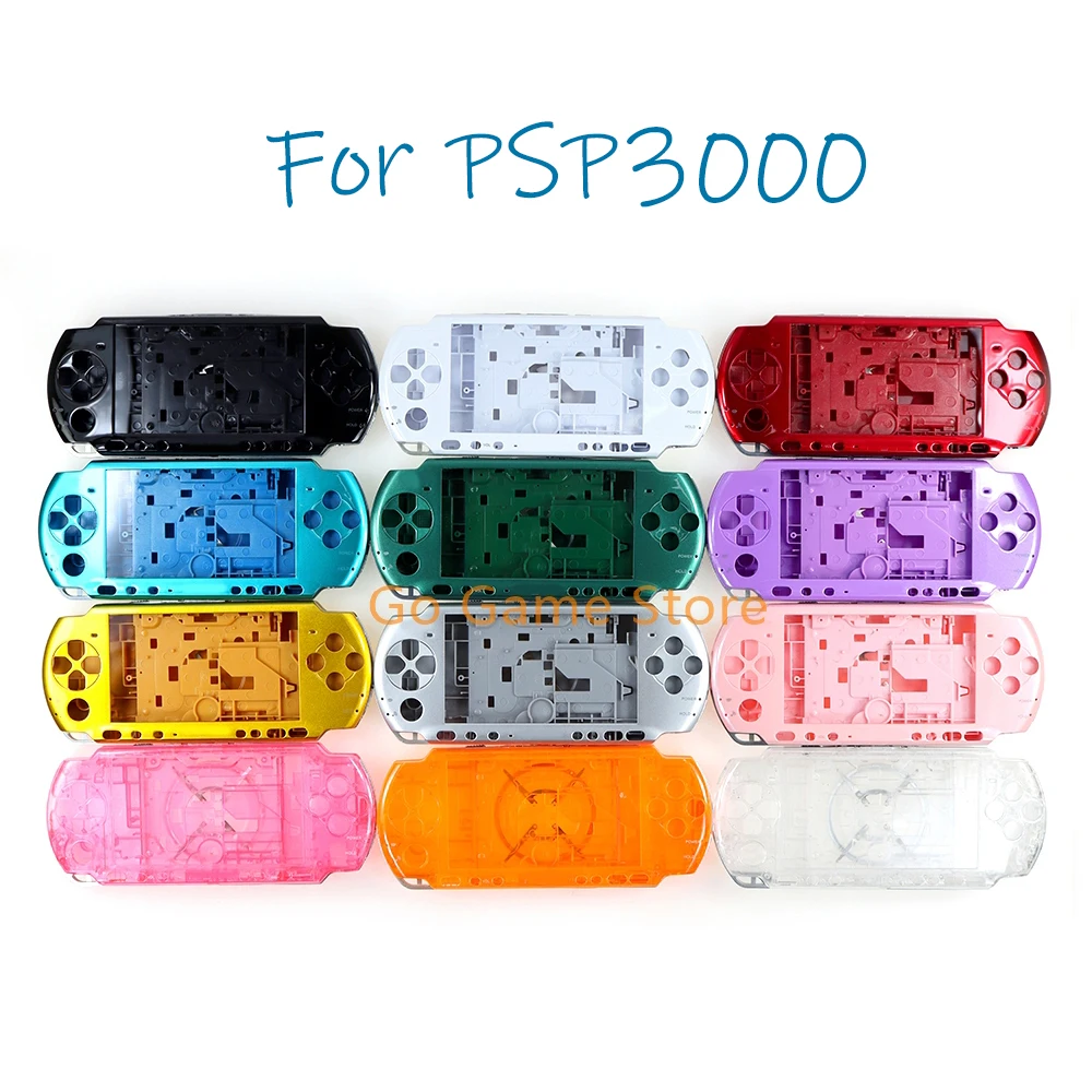 

8sets For PSP3000 PSP 3000 Game Console Replacement Full Housing Shell Cover Case with Buttons Kits