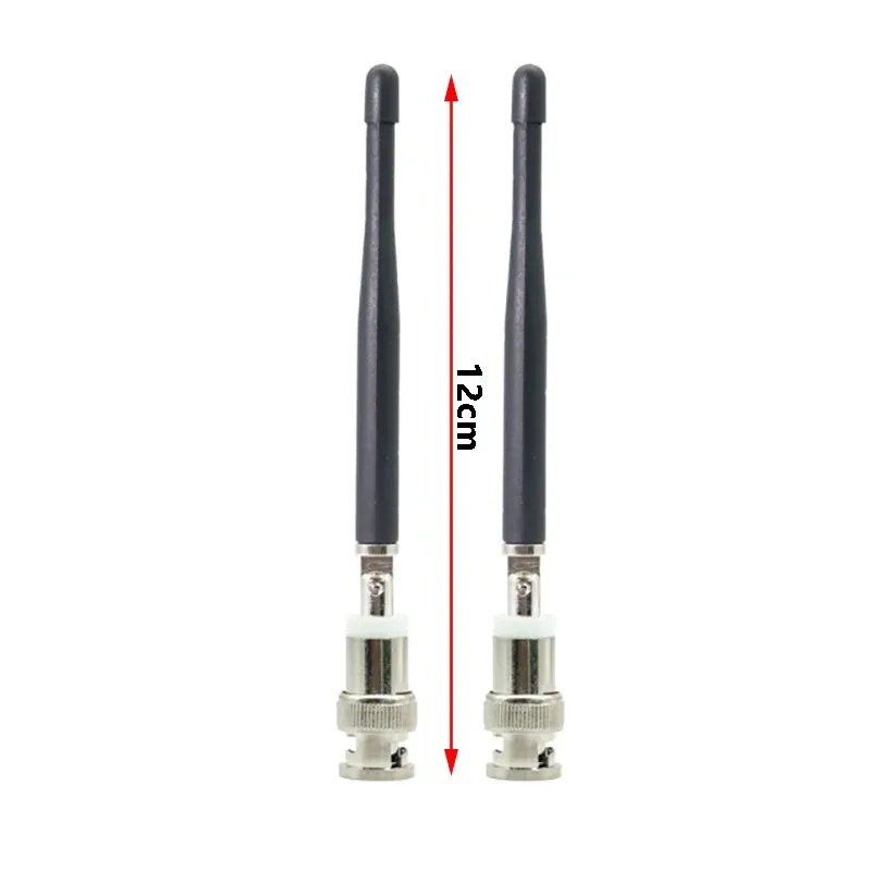 

2PCS 700M 750M 800MHz KTV Dedicated Wireless Microphone Antenna BNC Male Connector Folding Glue Stick 5dbi High Gain