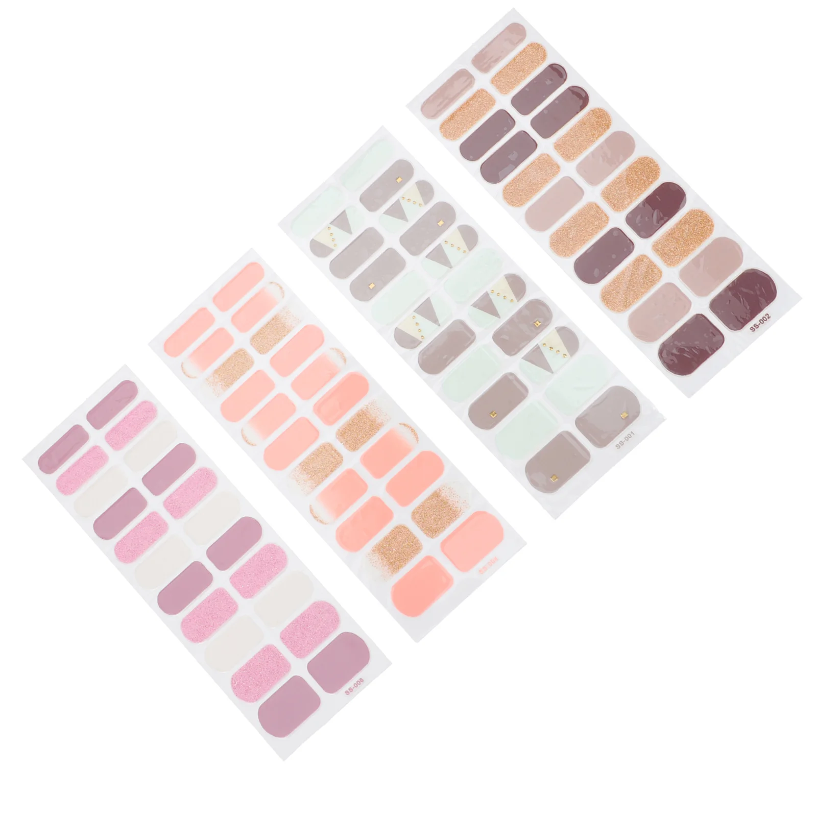 شرائط طلاء الجل يلتف ملصق الأظافر الشارات اكسسوارات مانيكير ملصقات الزخرفية للأظافر الاكريليك نصائح النساء