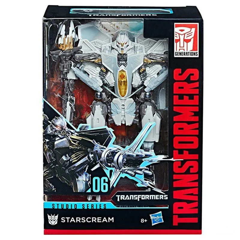 Original Takara Tomy Hasbro Transformers Studio Series 06 Voyager Class Movie Starscream Seibertron Actionfiguren Modellspielzeug